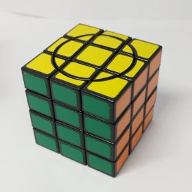 WitEden Super 3x3x4 Magic Cube Puzzle Black