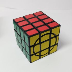 WitEden Super 3x3x4 Magic Cube Puzzle Black