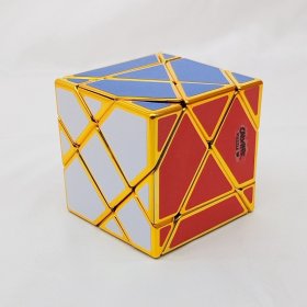 Calvin's Puzzle Super Fisher 3x3x3 Cube Metallized Gold