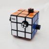 Calvin's Puzzles Tim Button Cube (1-Hole, 1/4) Black Body