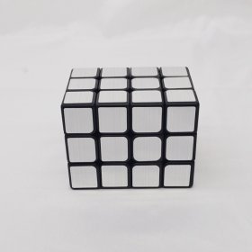 CubeTwist 3x3x4 Camouflage Mirror Block Cube Silver/Golden