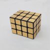 CubeTwist 3x3x4 Camouflage Mirror Block Cube Silver/Golden