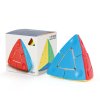 SengSo 2x2 Duo Pyraminx Cube Stickerless