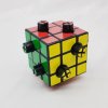 Calvin's Puzzles Evgeniy Button Cube (2-Holes, 1/4) Black Body