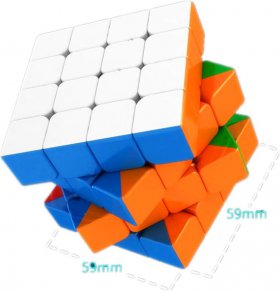 MoYu AoSu WR M 4x4x4 Magnetic Speed Cube Stickerless