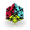 QiYi MoFangGe Crazy Gear 3x3 Magic Cube Tiled Stickerless