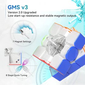 Gan12 M Leap 3x3x3 Speed Cube Sticerless