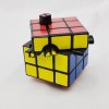 Calvin's Puzzles Tim Button Cube (1-Hole, 1/4) Black Body