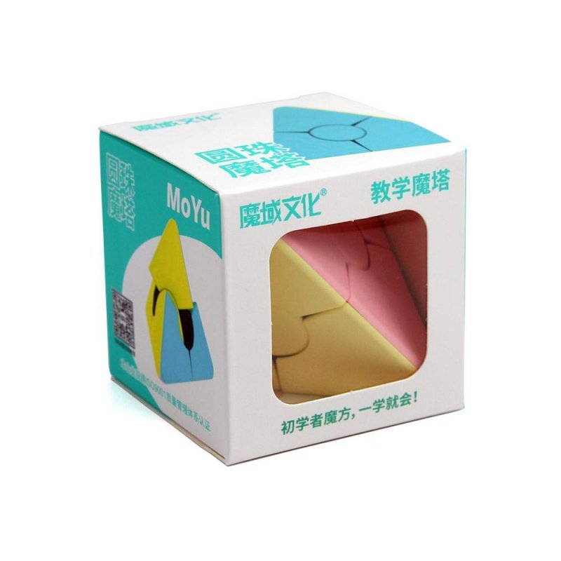 MoYu Classroom Bead Pyraminx Cube Macaron