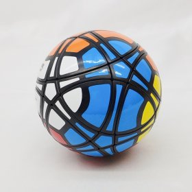 Calvin's Puzzle Traiphum Megaminx Ball Cube (6-color) Black Body