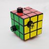 Calvin's Puzzles Tim Button Cube (1-Hole, 1/4) Black Body