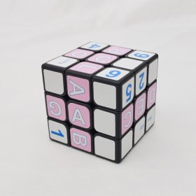 X-Cube 3x3x3 57mm Calendar Cube Black Body