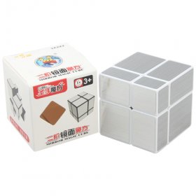 ShengShou 2x2x2 Mirror Block Magic Cube White Body