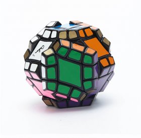 LanLan 12-Axis Dodecahedron Magic Cube Black