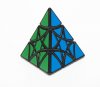 LanLan Curvy Hexagram Pyraminx Cube Black