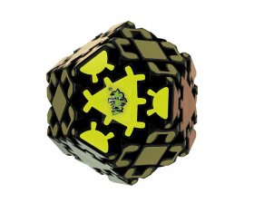 LanLan Gear Hexadecahedron Magic Cube Black