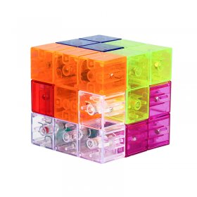 YongJun Magic Magneic Cube Building Blocks Transparent Random Colors