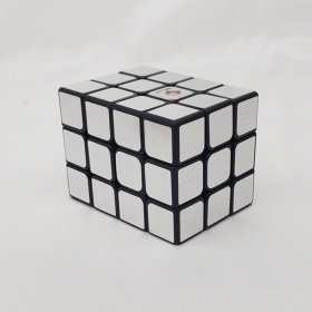 CubeTwist 3x3x4 Camouflage Mirror Block Cube Silver/Golden