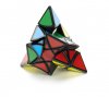 LanLan Curvy Hexagram Pyraminx Cube Black