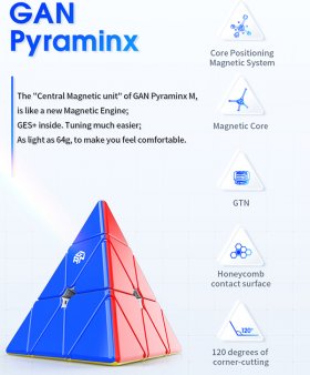 Gan Pyraminx M Cube Enhanced Core Positioning Edition