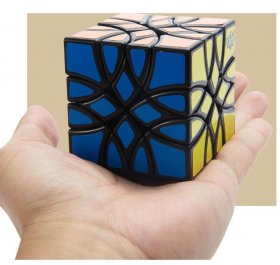 LanLan Mosaic Magic Cube Puzzle Black