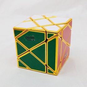 Calvin's Puzzle Super Fisher 3x3x3 Cube Metallized Gold