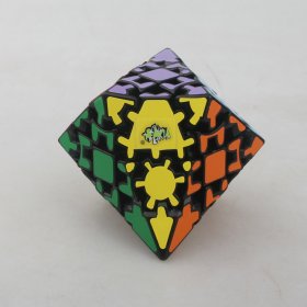 LanLan Gear Conical Dodecahedron Magic Cube Black