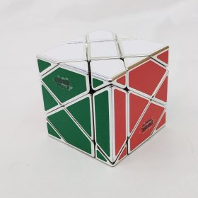 Calvin's Puzzle Super Fisher 3x3x3 Cube Metallized Silver