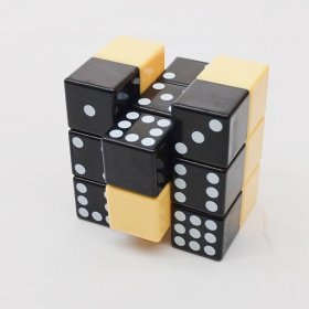 Lanlan Domino 2x3x3 Cube Black and Beige