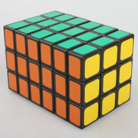 WitEden Cuboid 3x3x6 Magic Cube Black