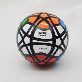 Calvin's Puzzle Traiphum Megaminx Ball Cube (6-color) Black Body