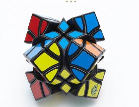 LanLan Mosaic Magic Cube Puzzle Black