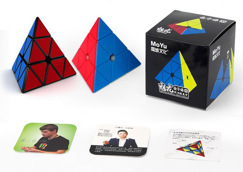 MoYu Classroom Meilong Pyraminx M V2 Magnetic Cube Stickerless