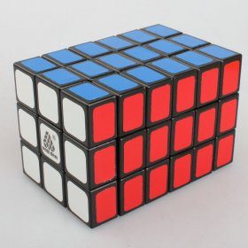 WitEden Cuboid 3x3x6 Magic Cube Black