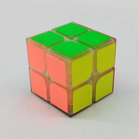 LanLan Crystal 2x2x2 Screw Spring Magic Cube