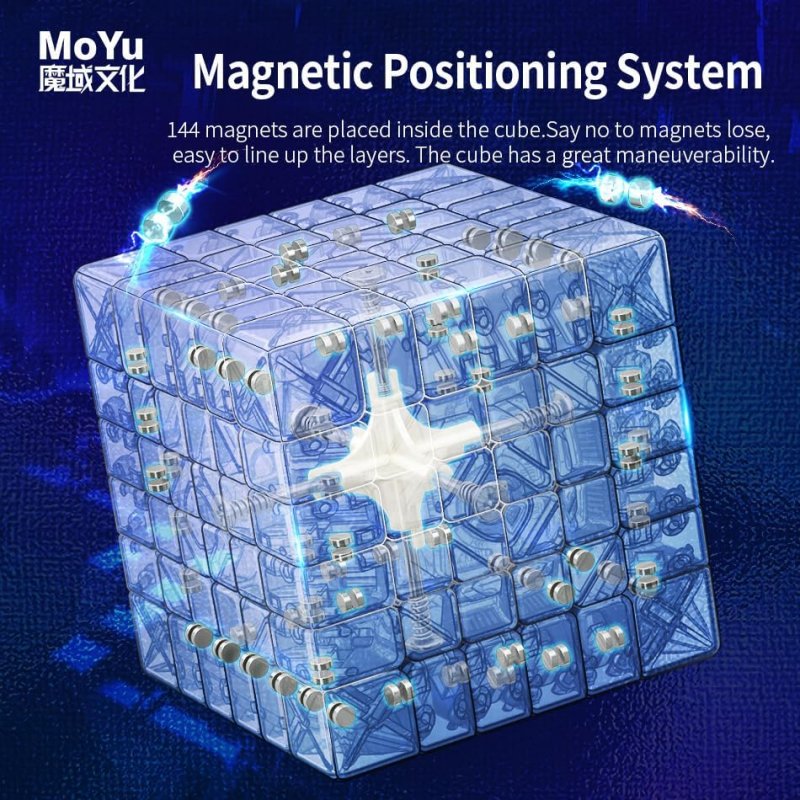 MoYu MFJS MeiLong 6 V2 6x6x6 Magic Cube Stickerless