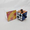 Calvin's Puzzles Evgeniy Button Cube (2-Holes, 1/4) Black Body