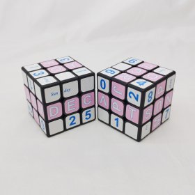 X-Cube 3x3x3 57mm Calendar Cube Black Body