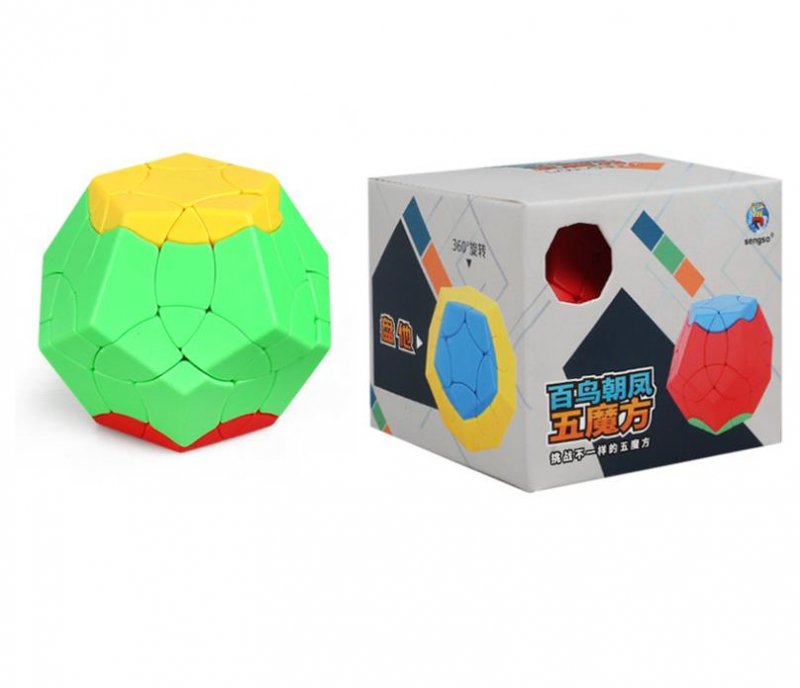 SENGSO Phoenix Megaminx Cube Stickerless - Random Color Scheme