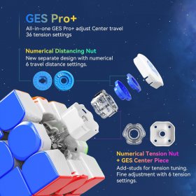 Gan12 Maglev 3x3x3 Speed Cube Sticerless