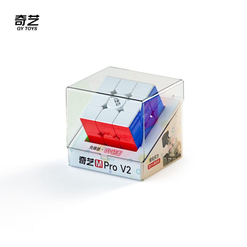 QiYi M Pro V2 MagLev 3x3x3 Speed Cube UV Coating Pioneer Version