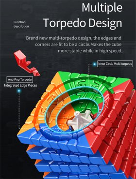 MoYu AoFu WR M 7x7x7 Magnetic Speed Cube Stickerless