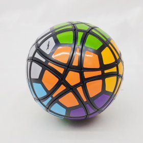 Calvin's Puzzle Traiphum Megaminx Ball (12-color) Cube Black Body