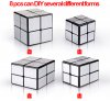 QiYi 2x2x2 Brushed Mirror Block Cube