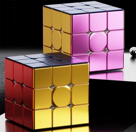 SengSo Alloy Colorful 3x3x3 Magic Cube