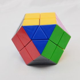 WitEden Rainbow Tetrakaidecahedron Magic Cube Stickerless