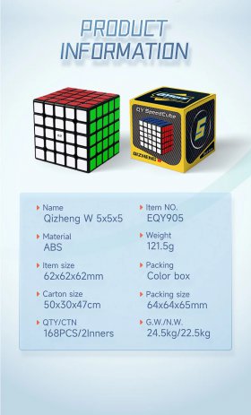 QiYi Speedcube 5x5x5 Qizheng W Magic Cube