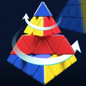 SengSo 4-layer Pyraminx Speed Cube Stickerless