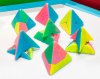 MoYu Culture Teaching Magic Tower Series Triangle Tetrahedron Macaron Color Rubik's Cube Children's Puzzle