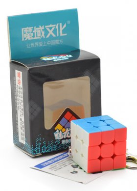 MoYu Cube Classroom 30mm Mini 3x3x3 Frosted Stickerless Cube Keychain